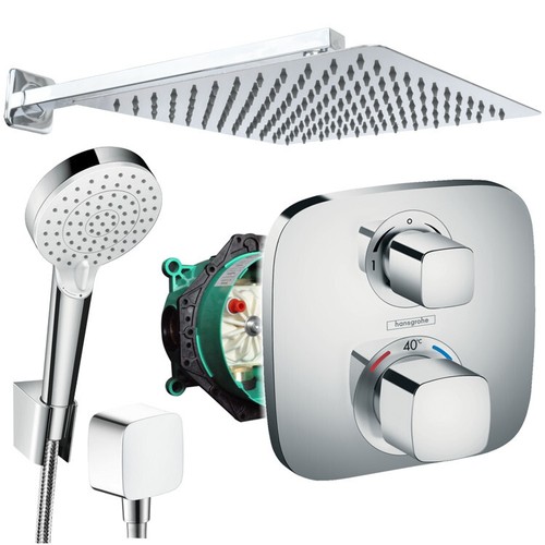 Unterputz duscharmatur set - unterputz, duscharmatur,