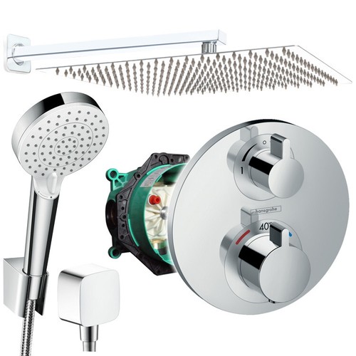 Unterputz duscharmatur set - unterputz, duscharmatur,