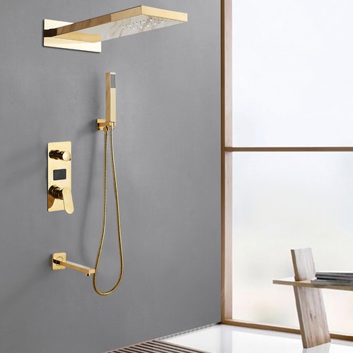 Gold thermostat unterputz - gold,